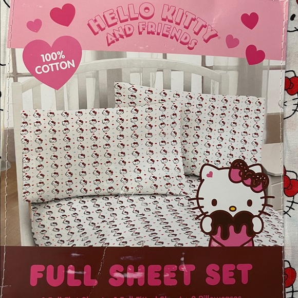 Hello Kitty and Friends Full Size Sheet Set - Picture 3 of 3